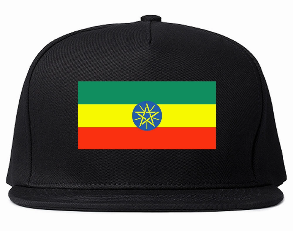 Ethiopia Flag Country Printed Snapback Hat Cap