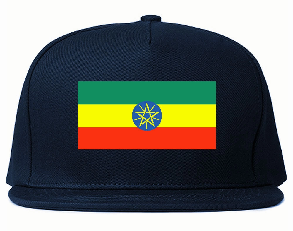 Ethiopia Flag Country Printed Snapback Hat Cap