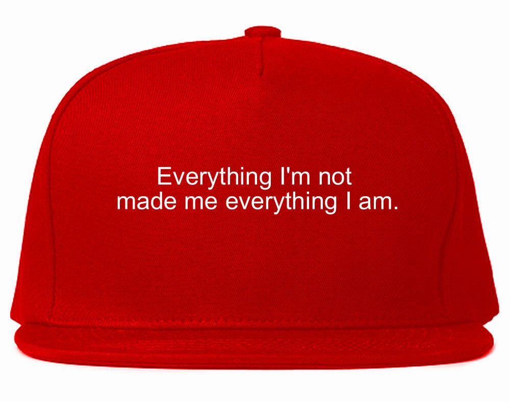 Everything Im Not Made Me Everything I am Snapback Hat