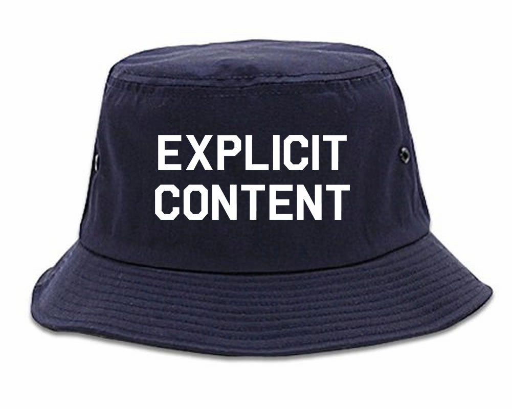 Explicit Content Mens Bucket Hat