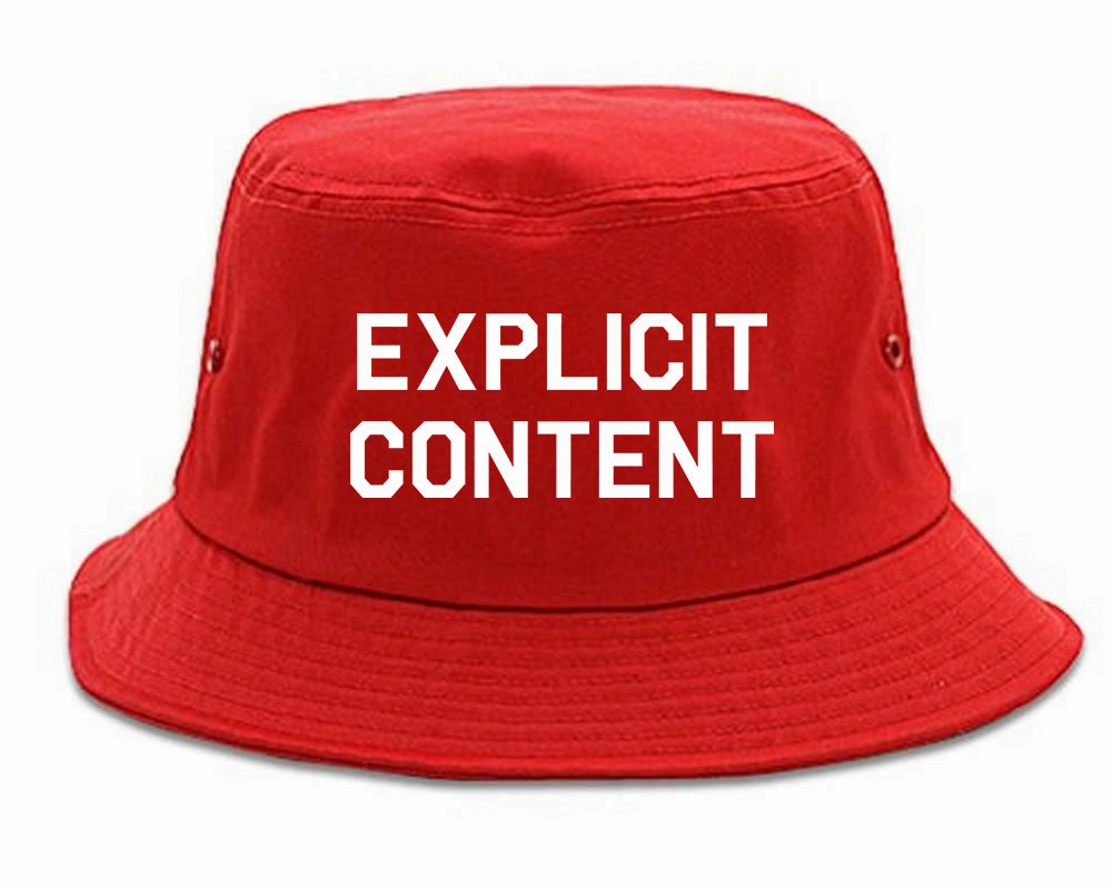 Explicit Content Mens Bucket Hat