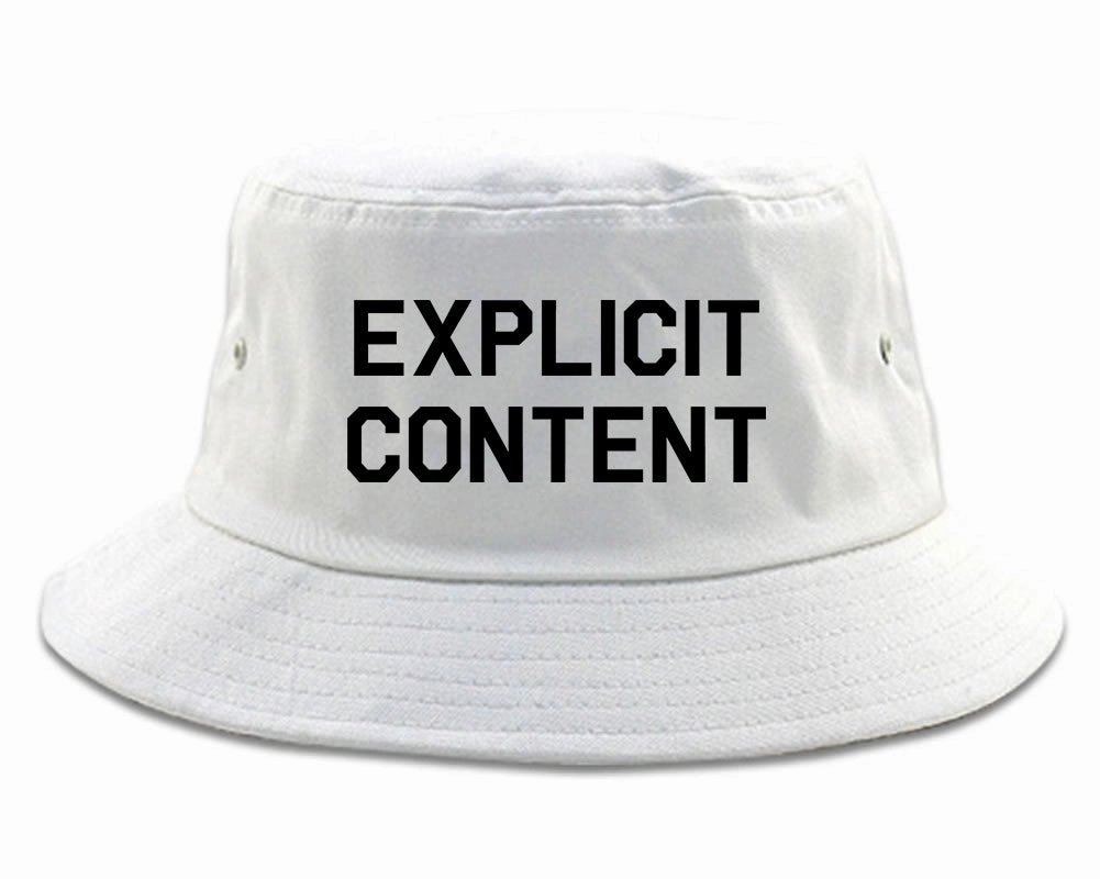 Explicit Content Mens Bucket Hat