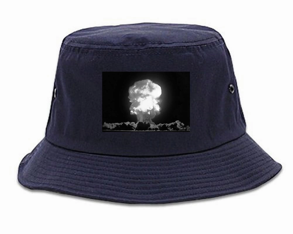 Explosion Nuclear Bomb Cloud Bucket Hat