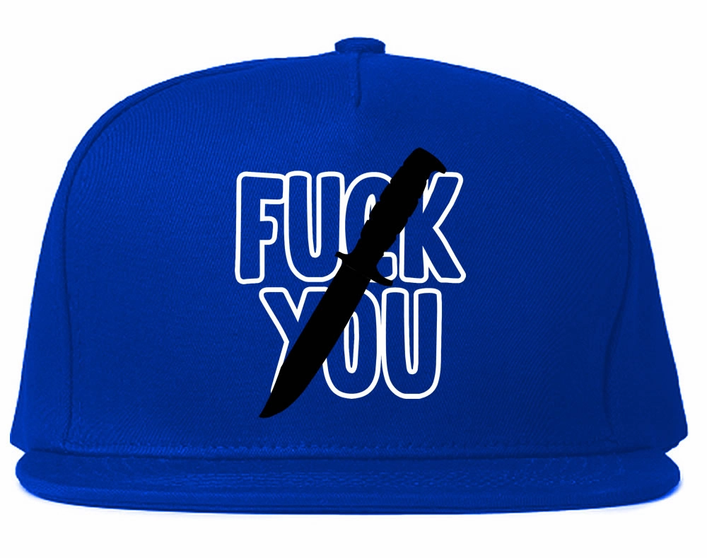 F You Knife Mens Snapback Hat
