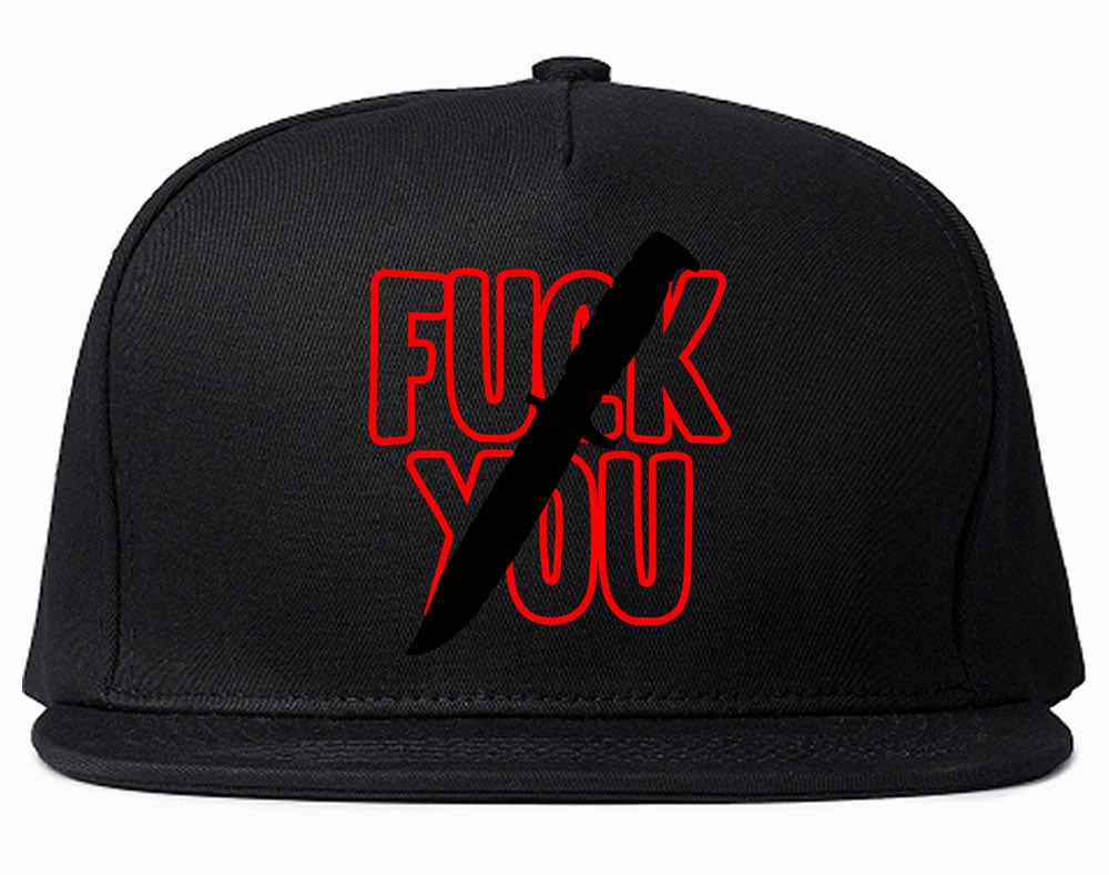 F You Knife Mens Snapback Hat