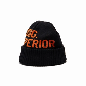 FACEMASK BEANIE - Black winter-knitted-hat