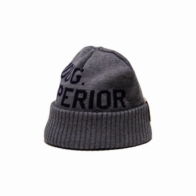 FACEMASK BEANIE - Gray winter-knitted-hat