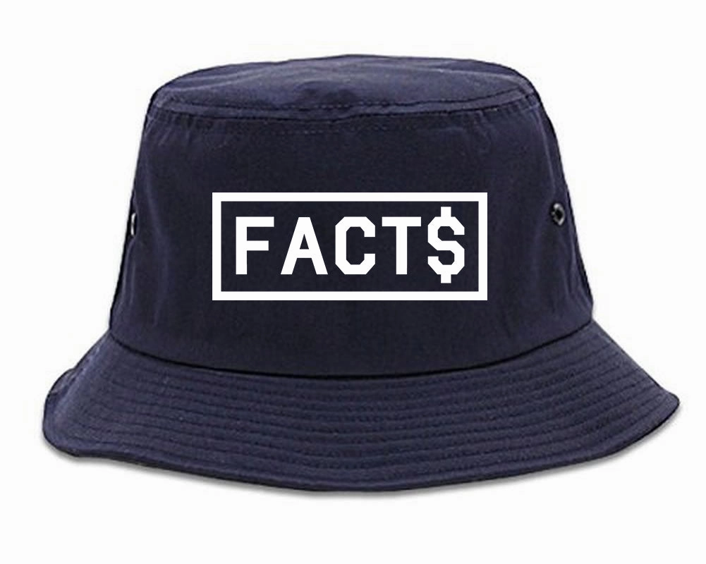 Facts Money Sign Box Mens Bucket Hat