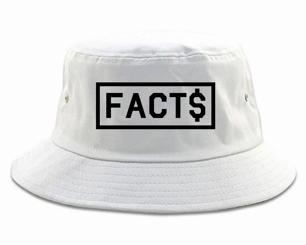 Facts Money Sign Box Mens Bucket Hat