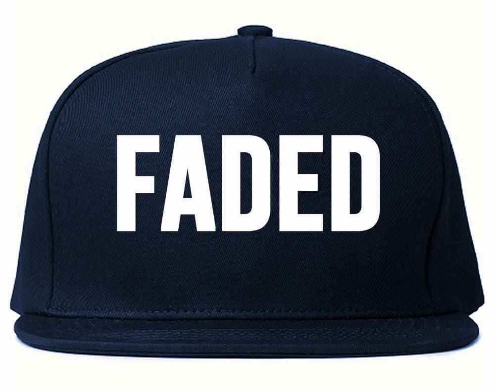 Faded Marijuana Weed Print Snapback Hat