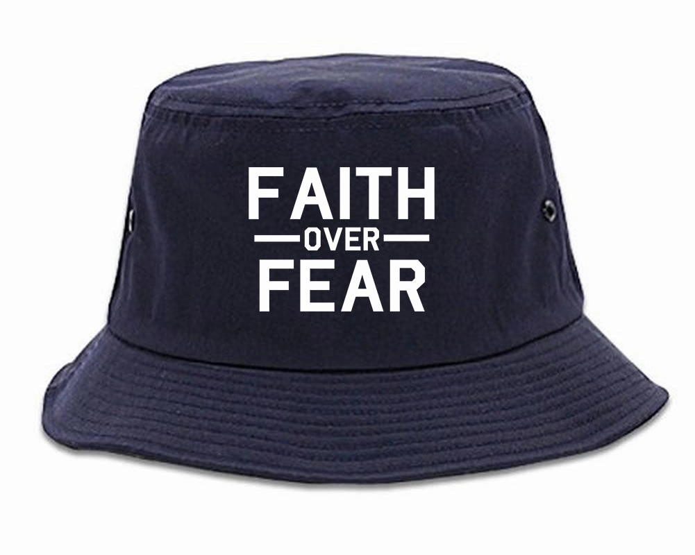 Faith Over Fear Mens Bucket Hat