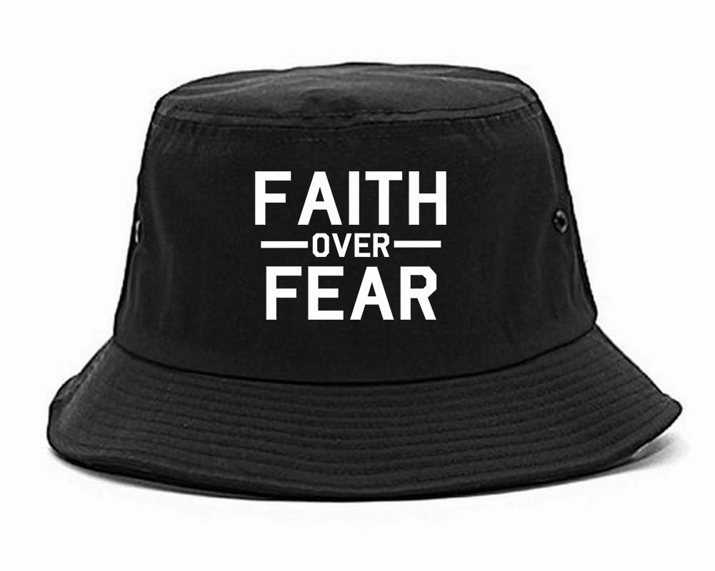 Faith Over Fear Mens Bucket Hat