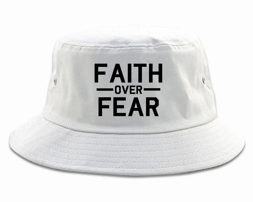Faith Over Fear Mens Bucket Hat