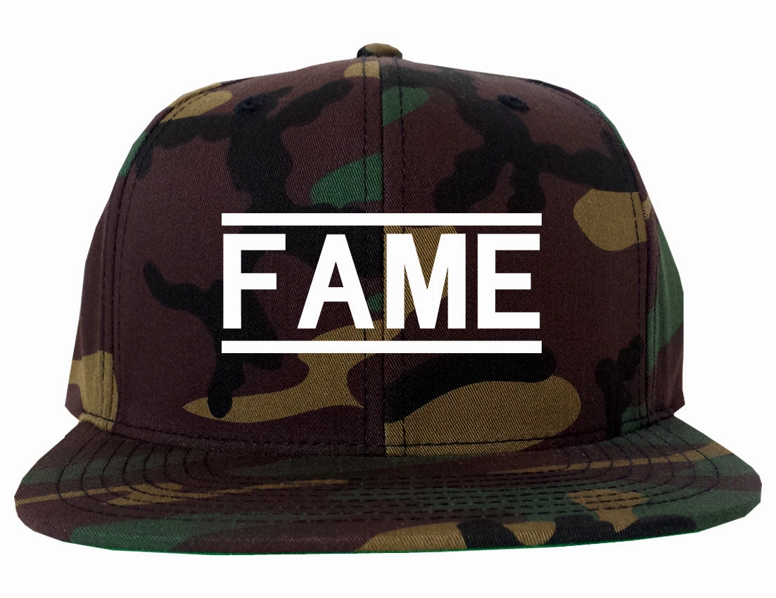 Fame Famous Mens Snapback Hat
