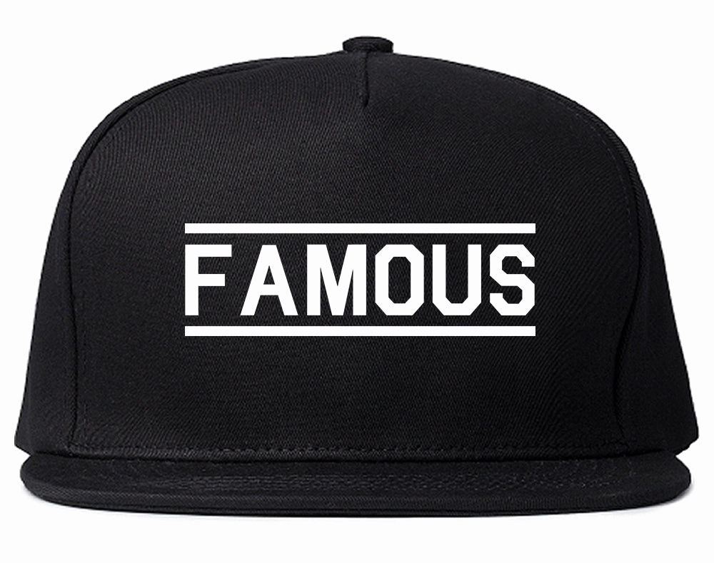 Famous Mens Snapback Hat