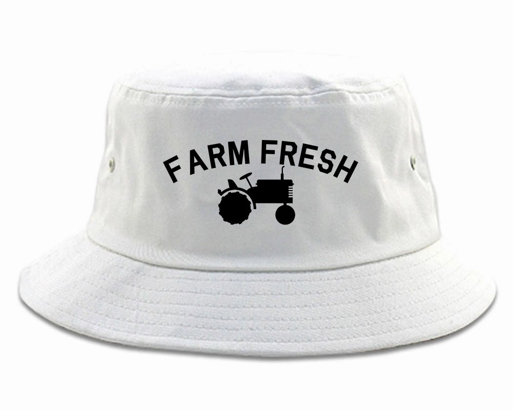 Farm Fresh Tractor Mens Bucket Hat