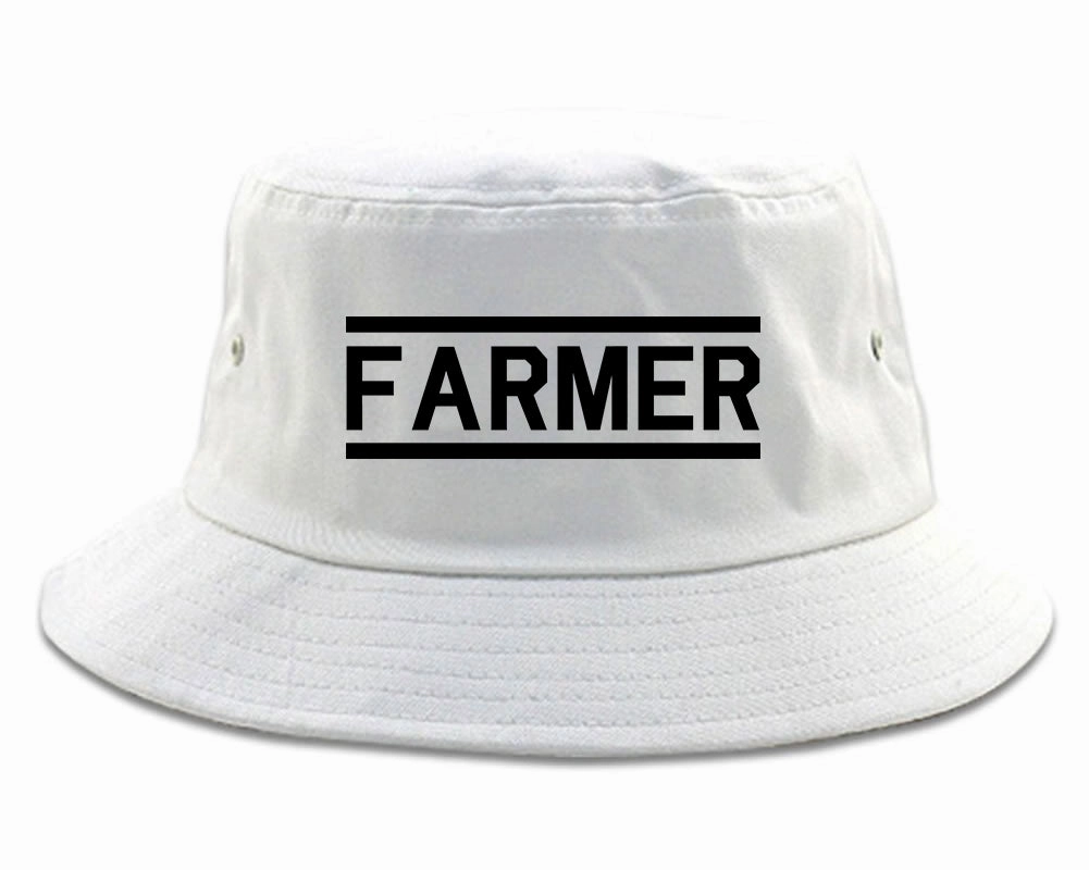 Farmer Farm Mens Bucket Hat
