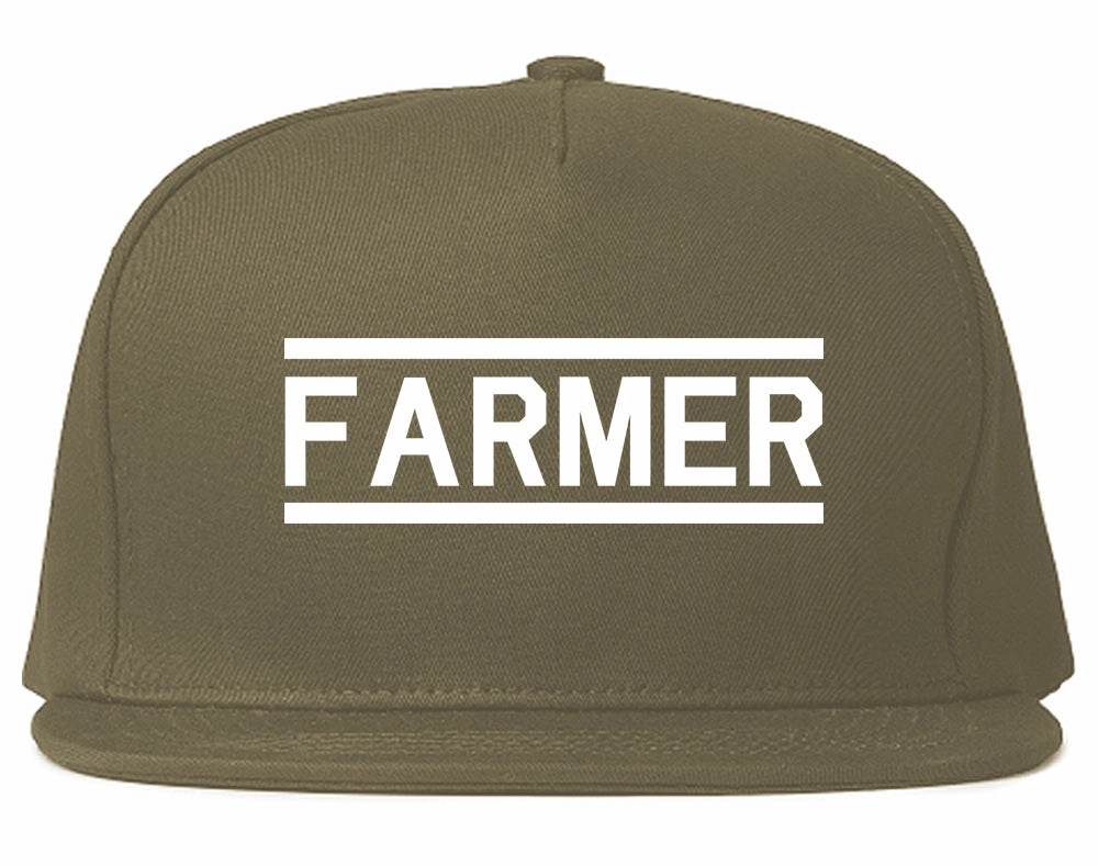 Farmer Farm Mens Snapback Hat