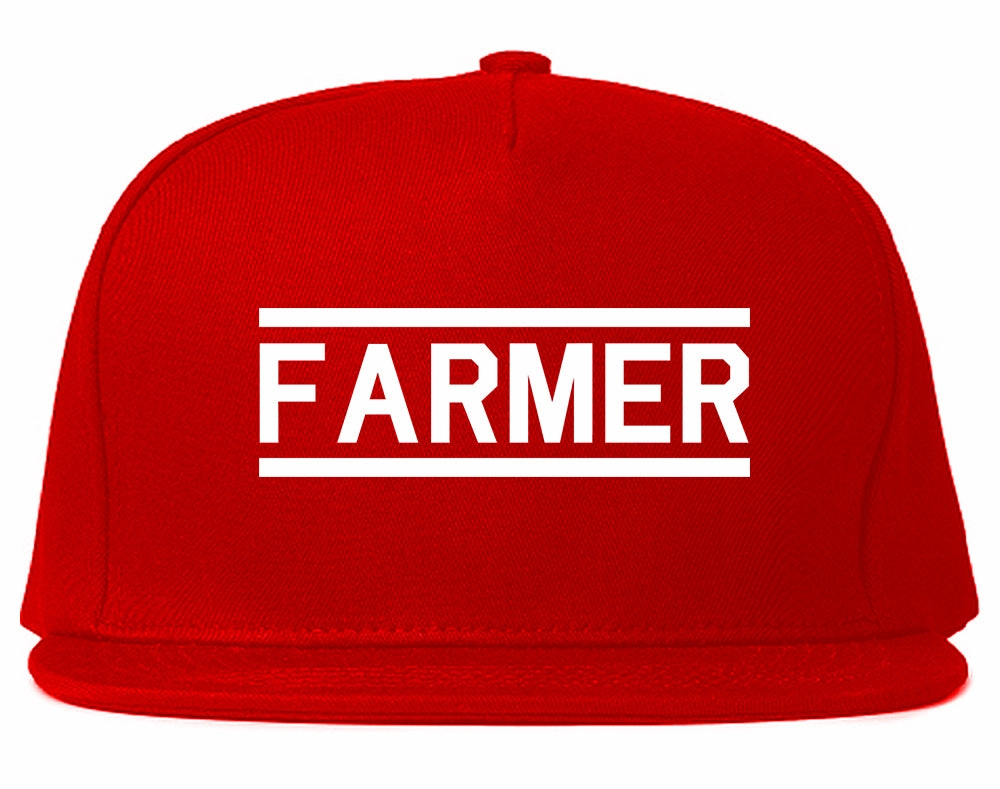 Farmer Farm Mens Snapback Hat