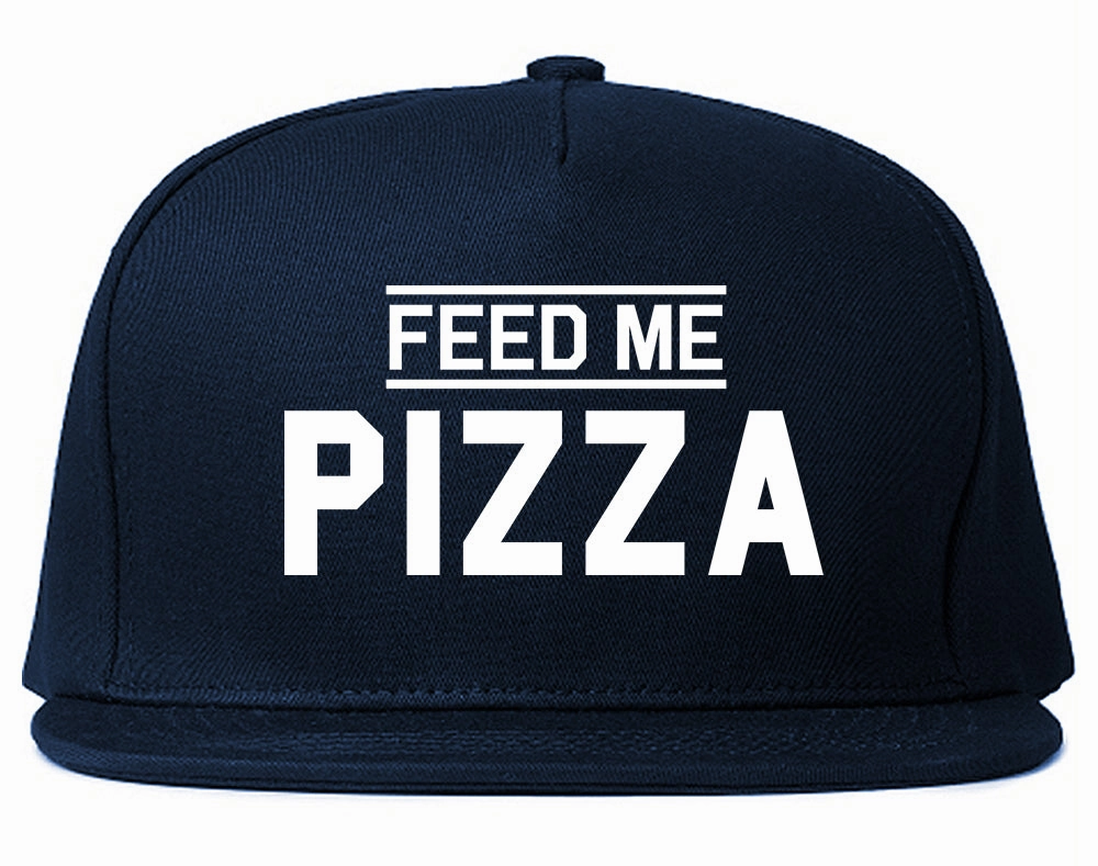 Feed Me Pizza Mens Snapback Hat
