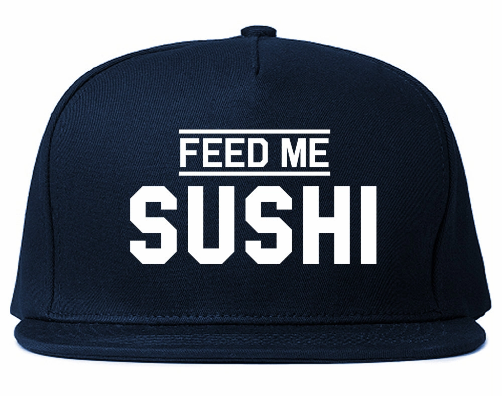 Feed Me Sushi Mens Snapback Hat
