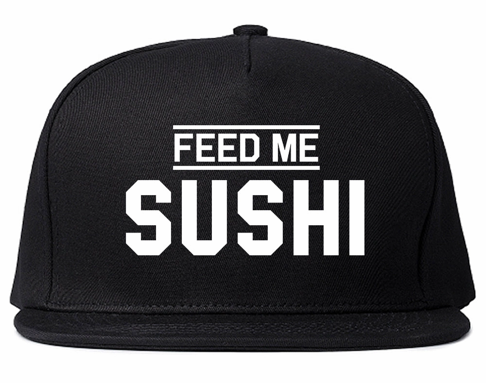 Feed Me Sushi Mens Snapback Hat