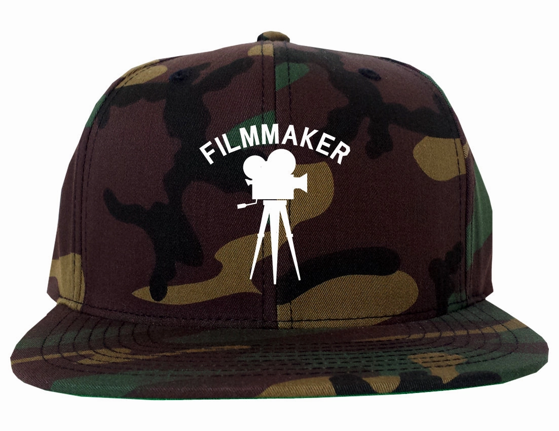 Filmmaker Camera Mens Snapback Hat
