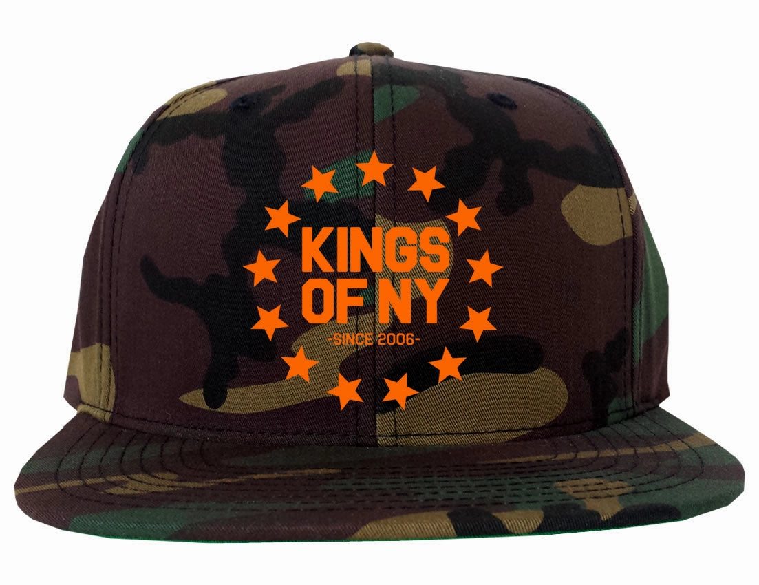 Fire Classic Stars Logo Mens Snapback Hat Cap