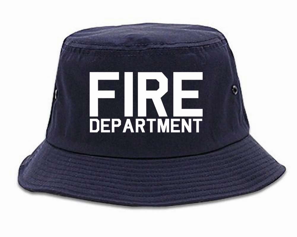 Fire Department Dept Mens Bucket Hat