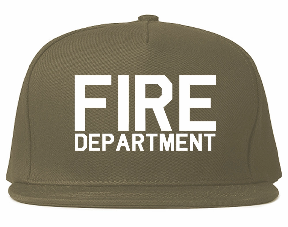 Fire Department Dept Mens Snapback Hat