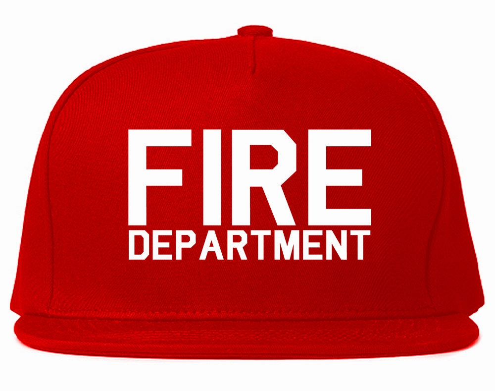 Fire Department Dept Mens Snapback Hat
