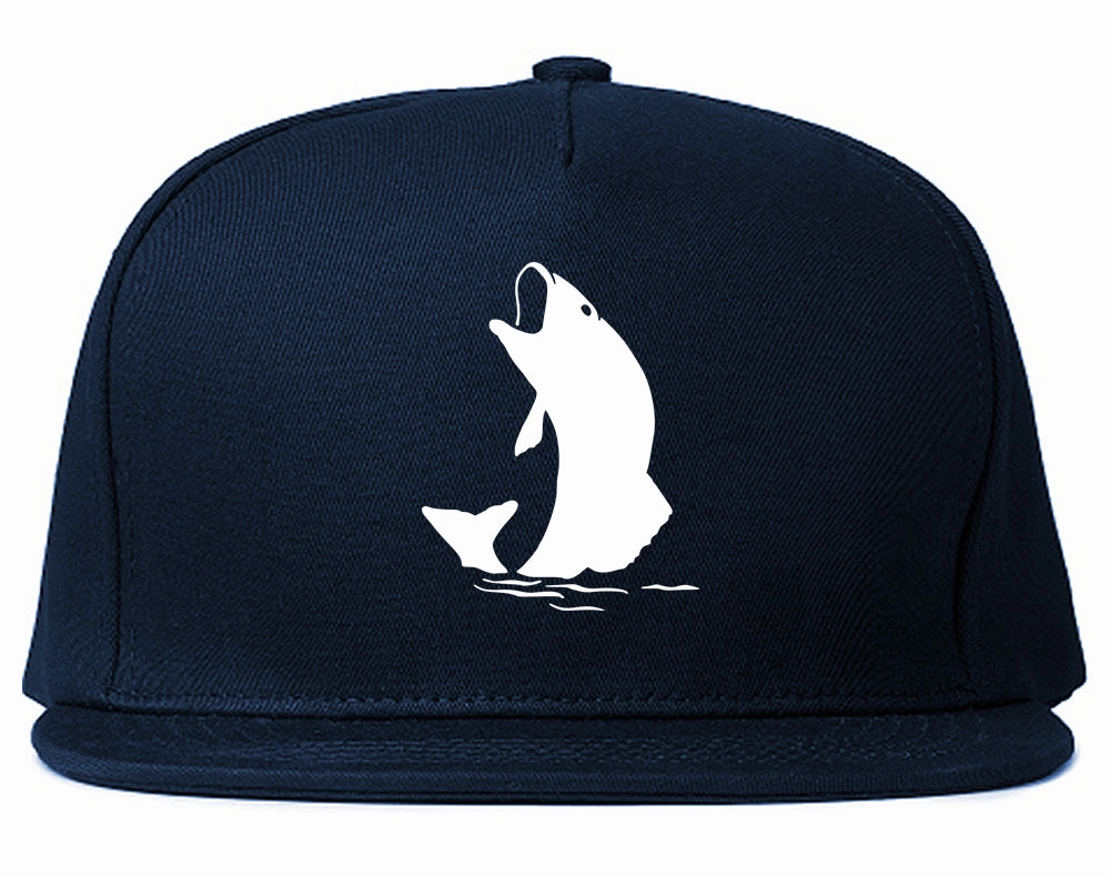 Fish Fisherman Chest Mens Snapback Hat