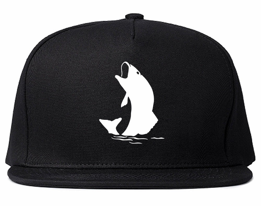 Fish Fisherman Chest Mens Snapback Hat