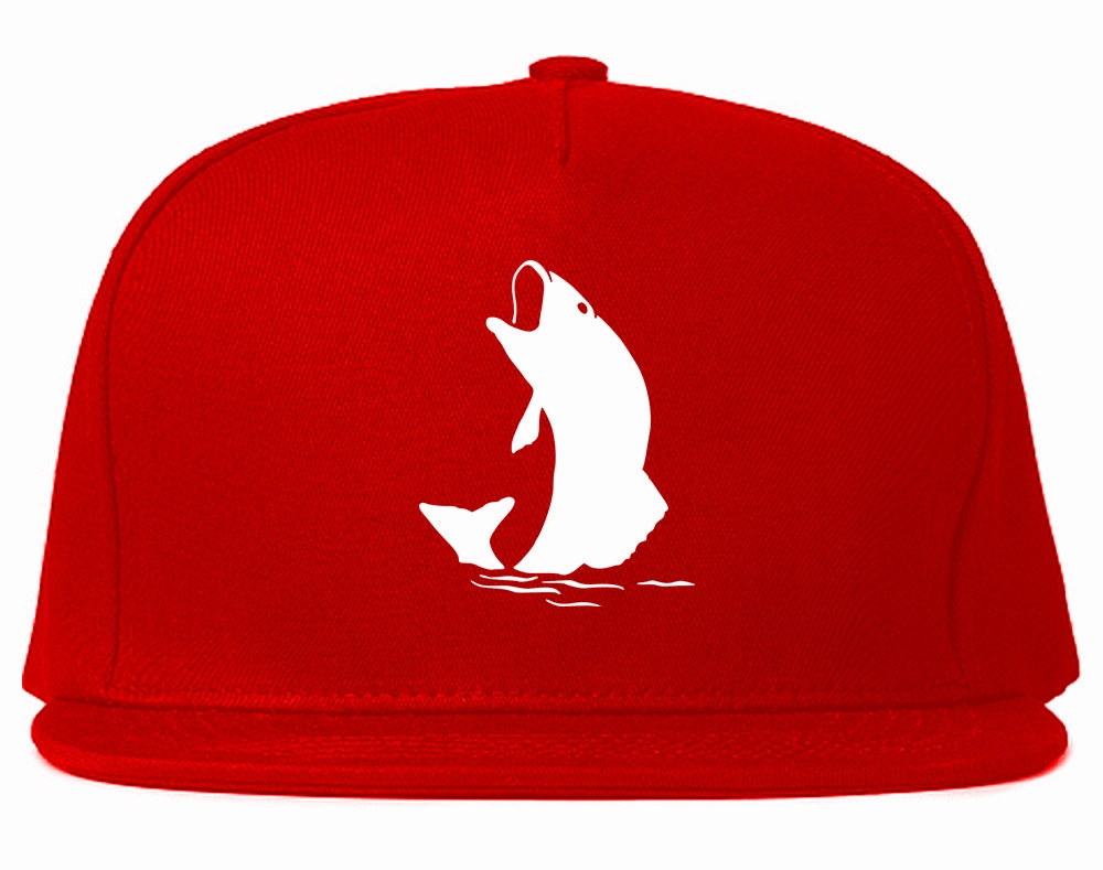 Fish Fisherman Chest Mens Snapback Hat