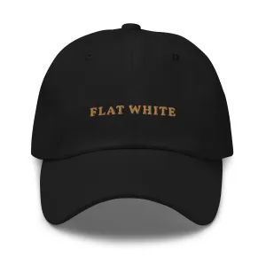 Flat White Dad Cap casual-baseball-cap