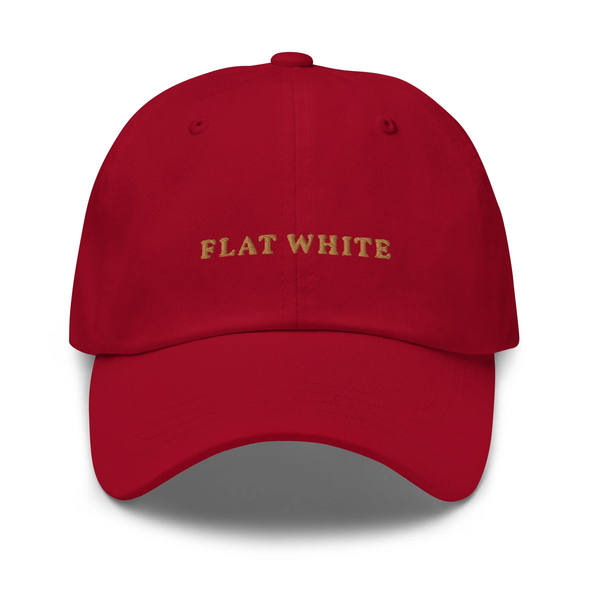 Flat White Dad Cap