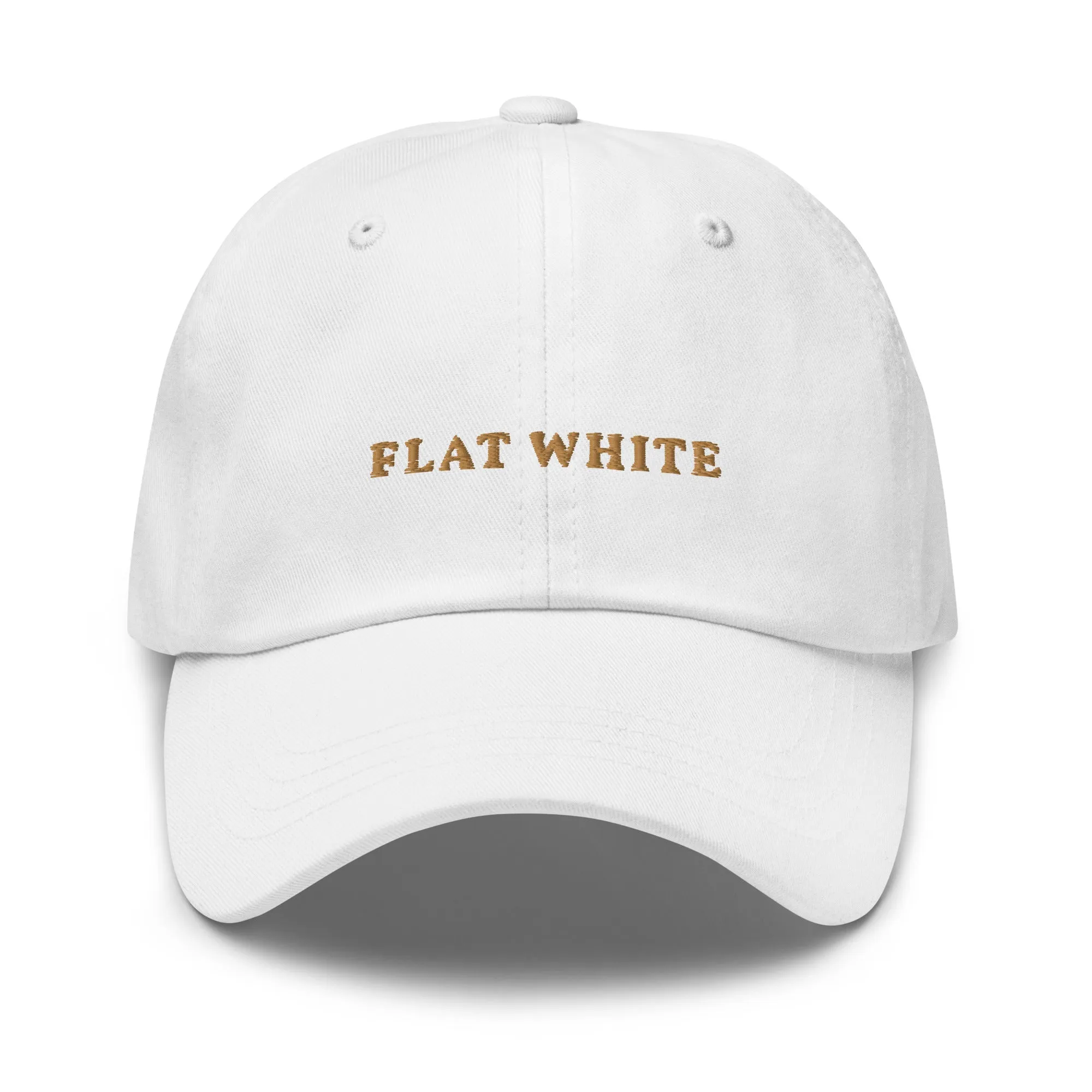 Flat White Dad Cap