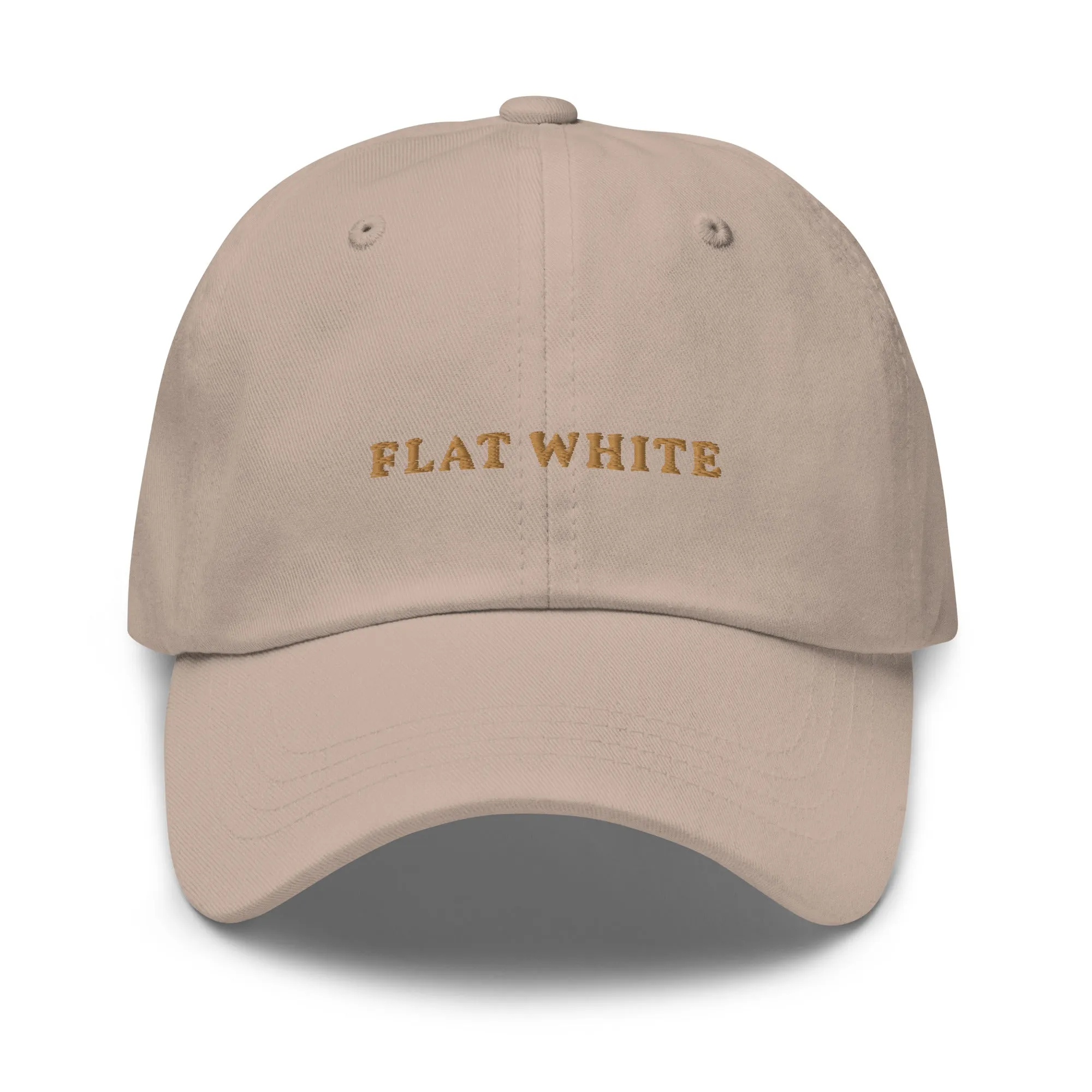 Flat White Dad Cap