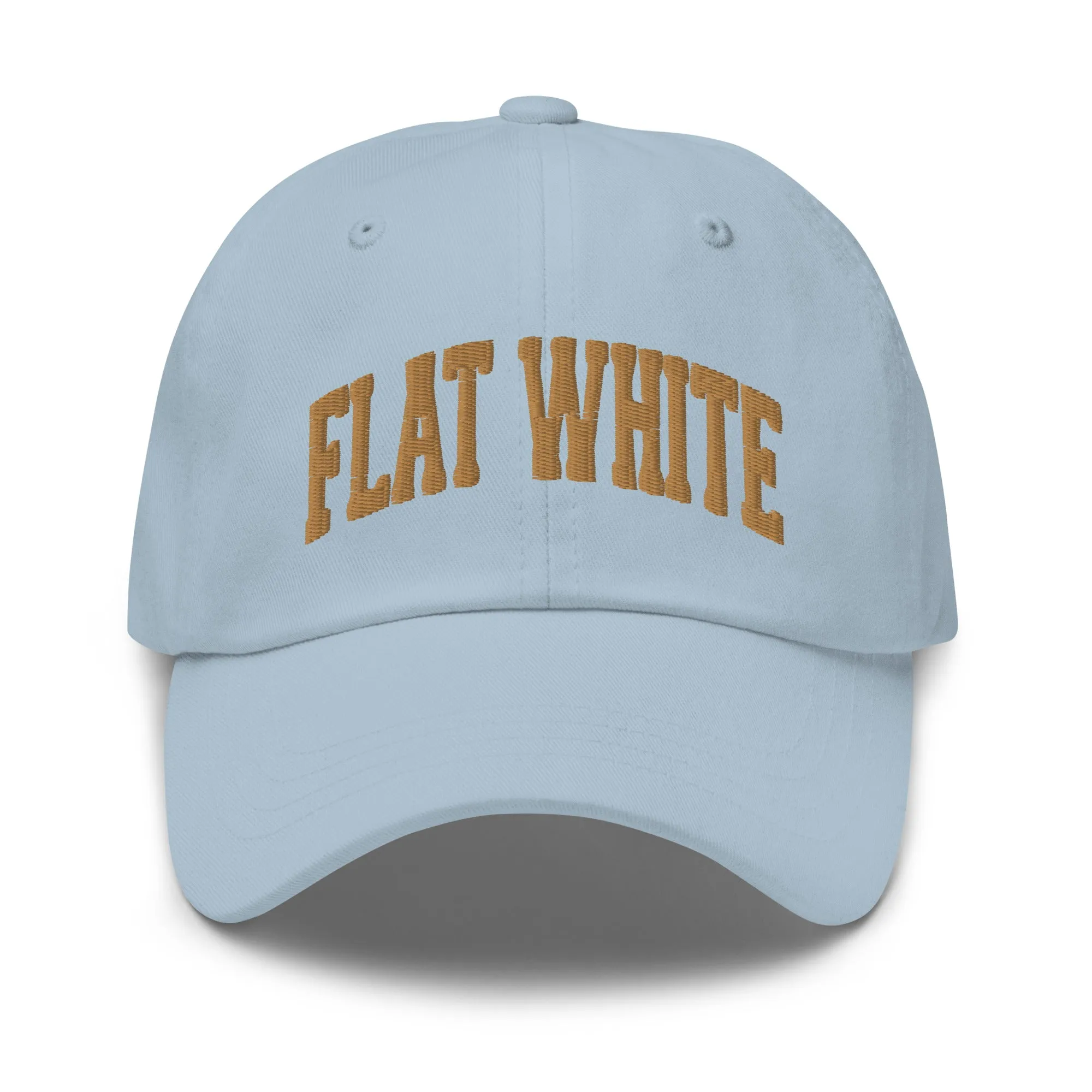 Flat White Sports Cap