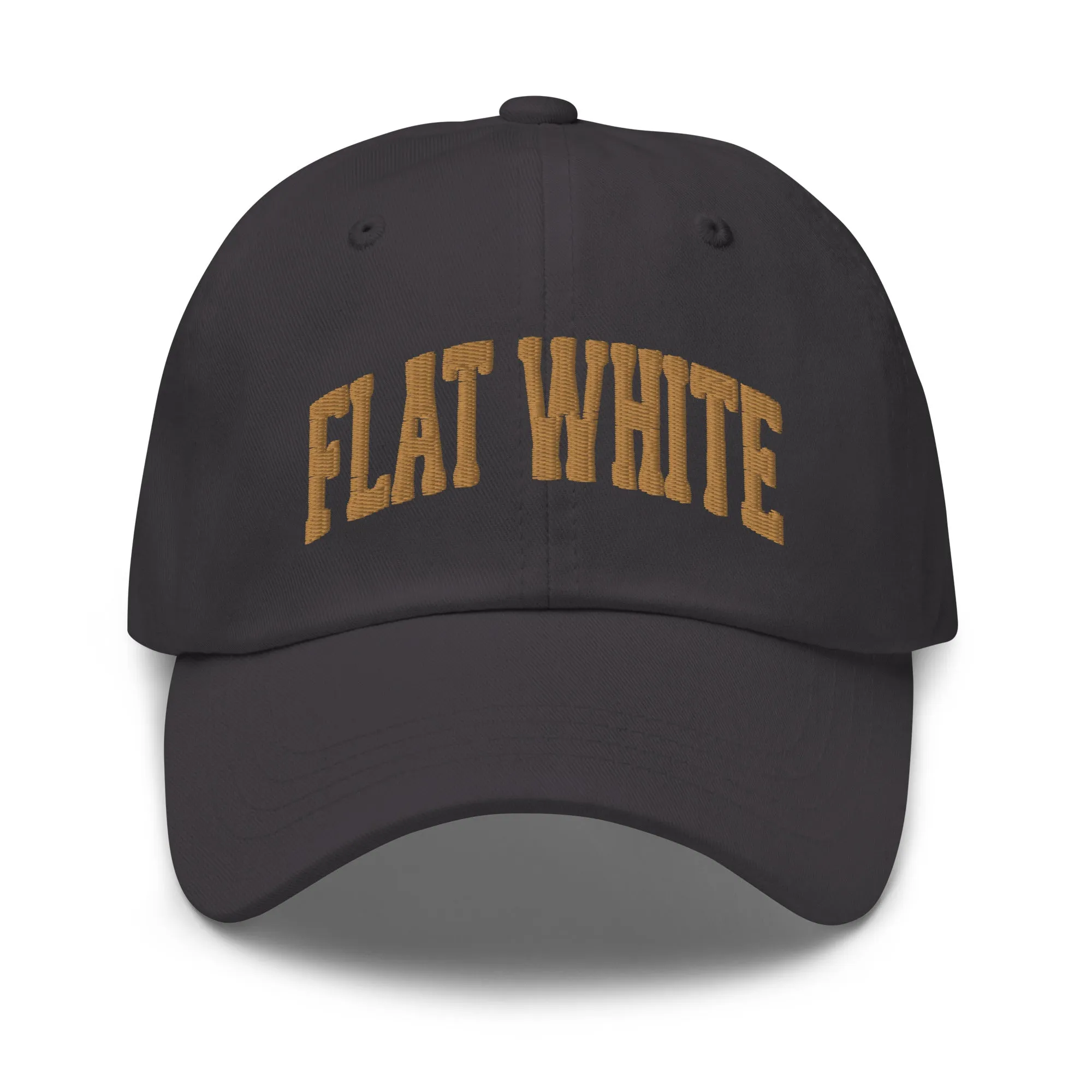 Flat White Sports Cap
