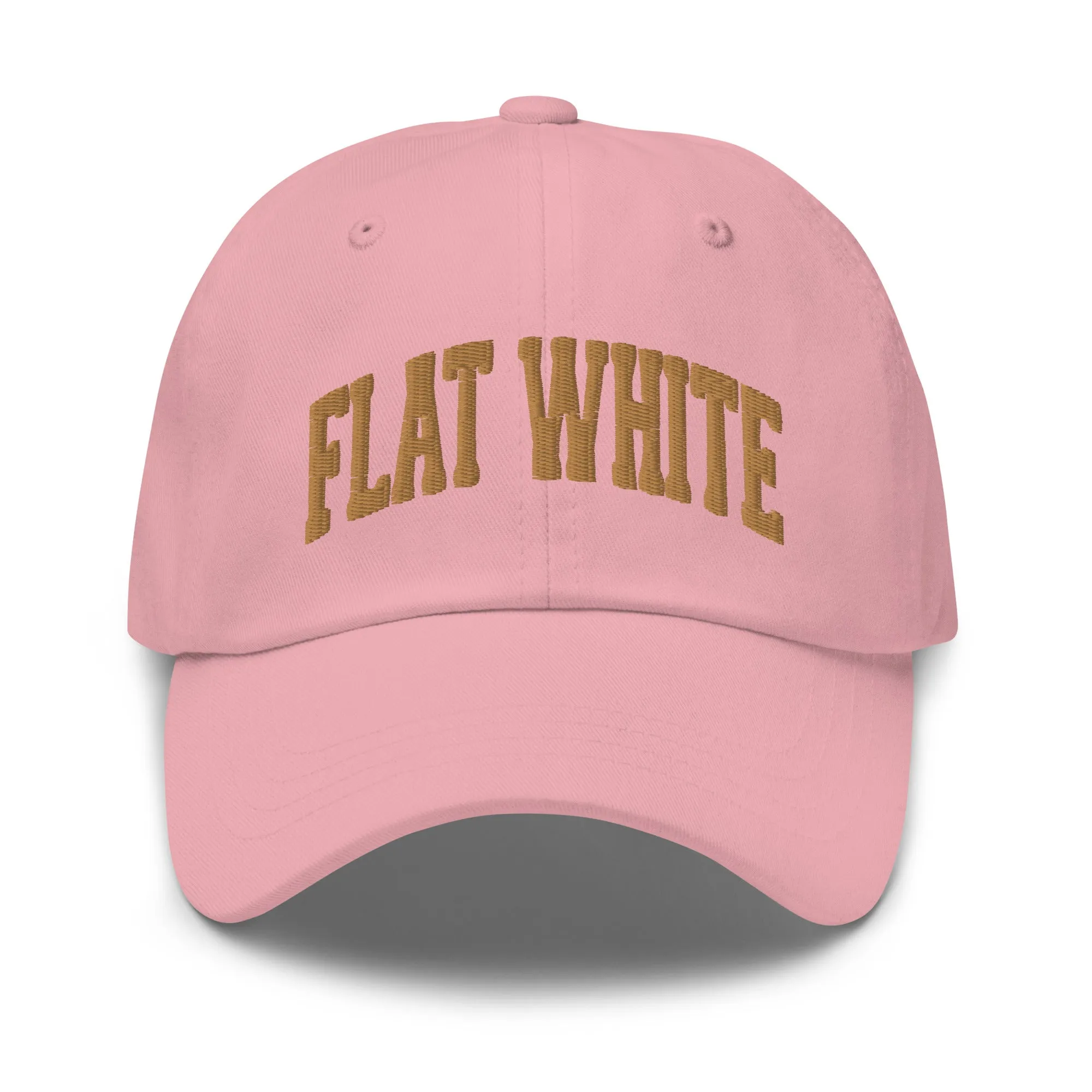 Flat White Sports Cap