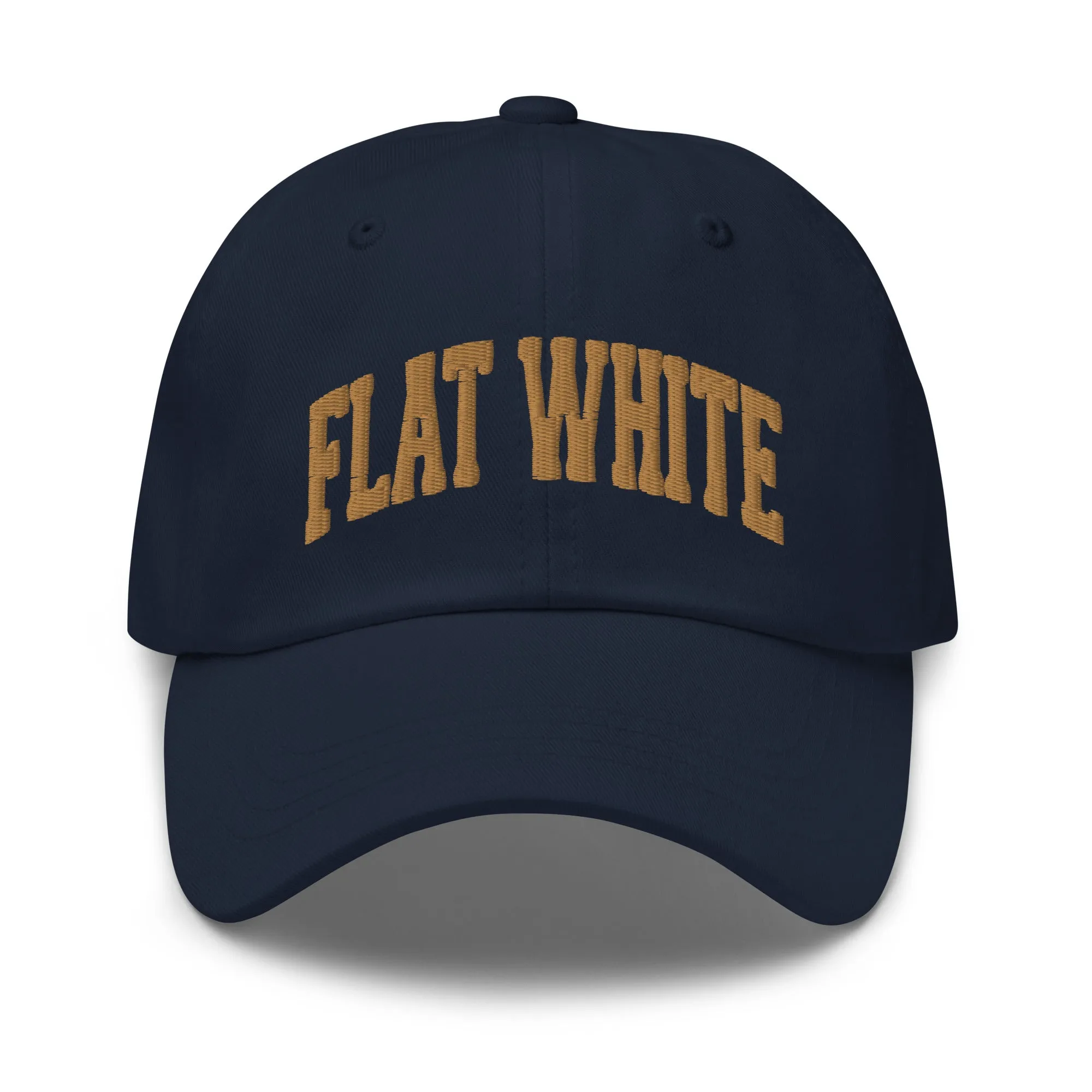 Flat White Sports Cap