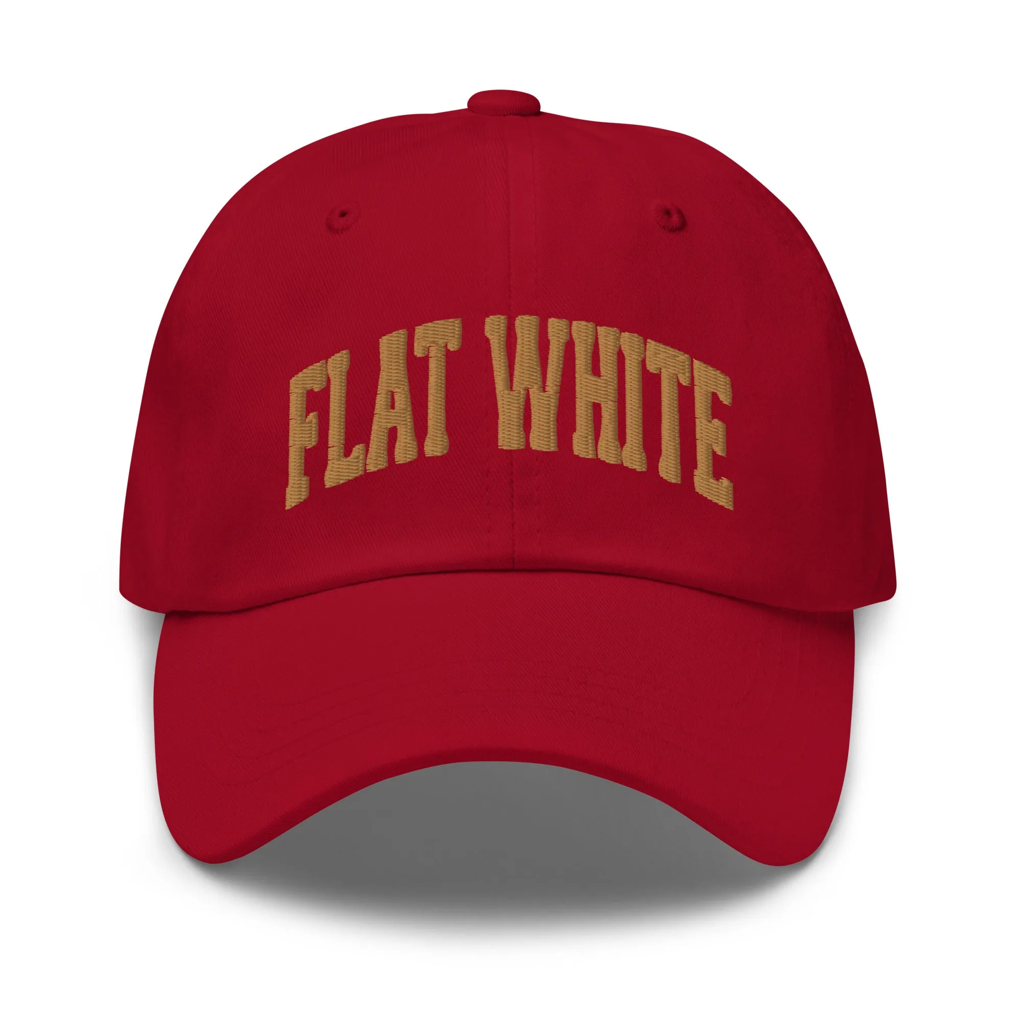 Flat White Sports Cap