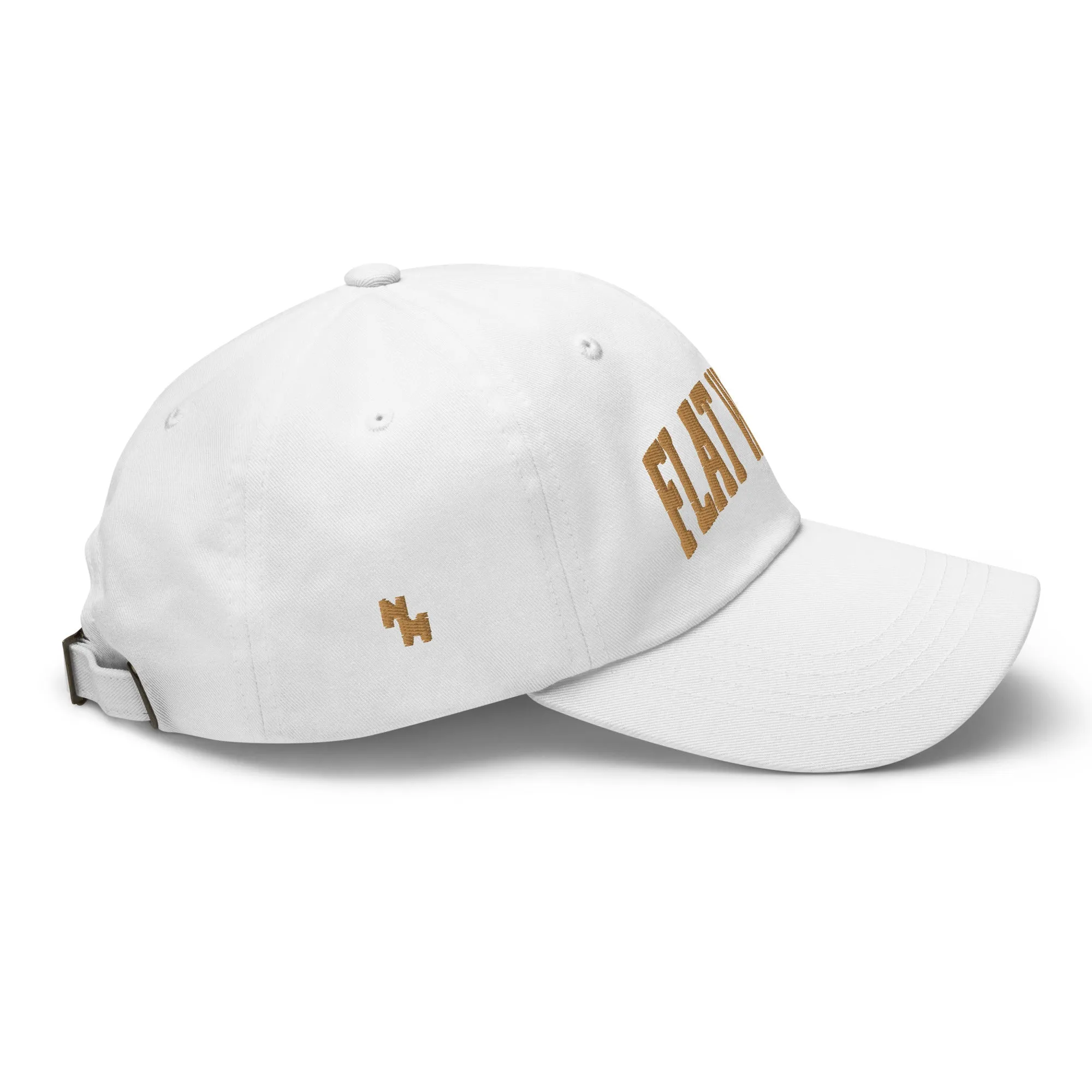 Flat White Sports Cap