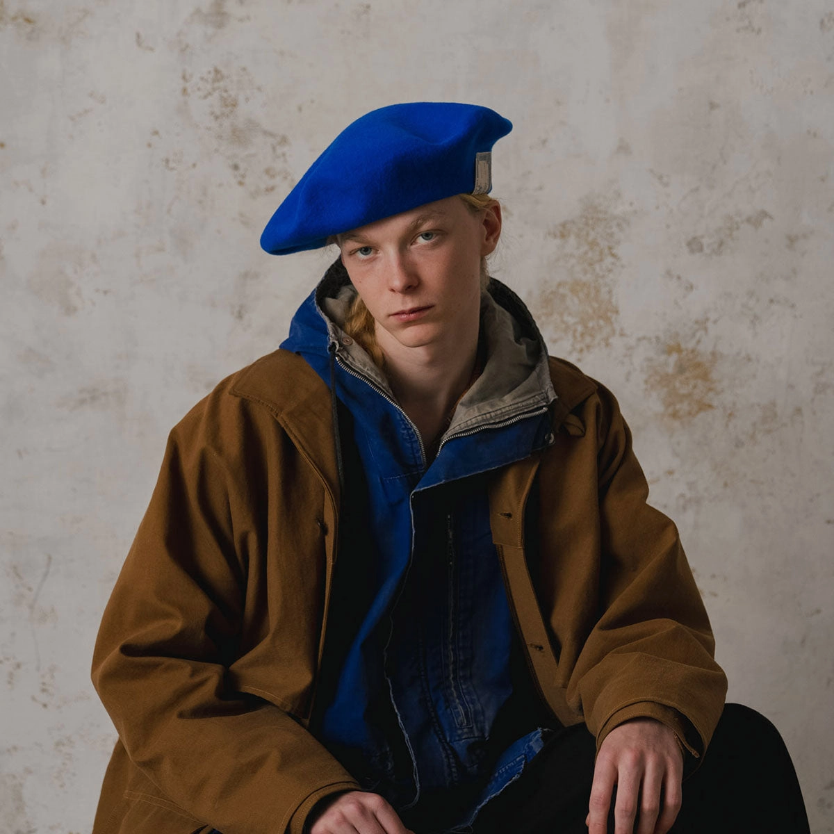 FLAT BERET - Black