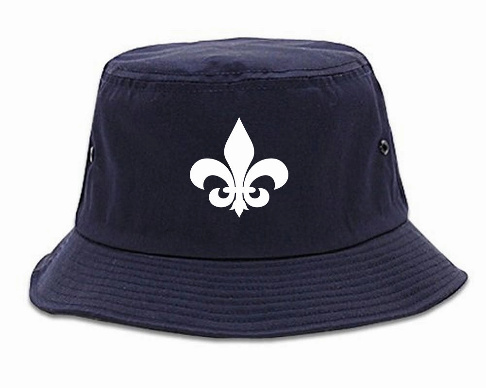Fleur De Lis Chest Mens Bucket Hat