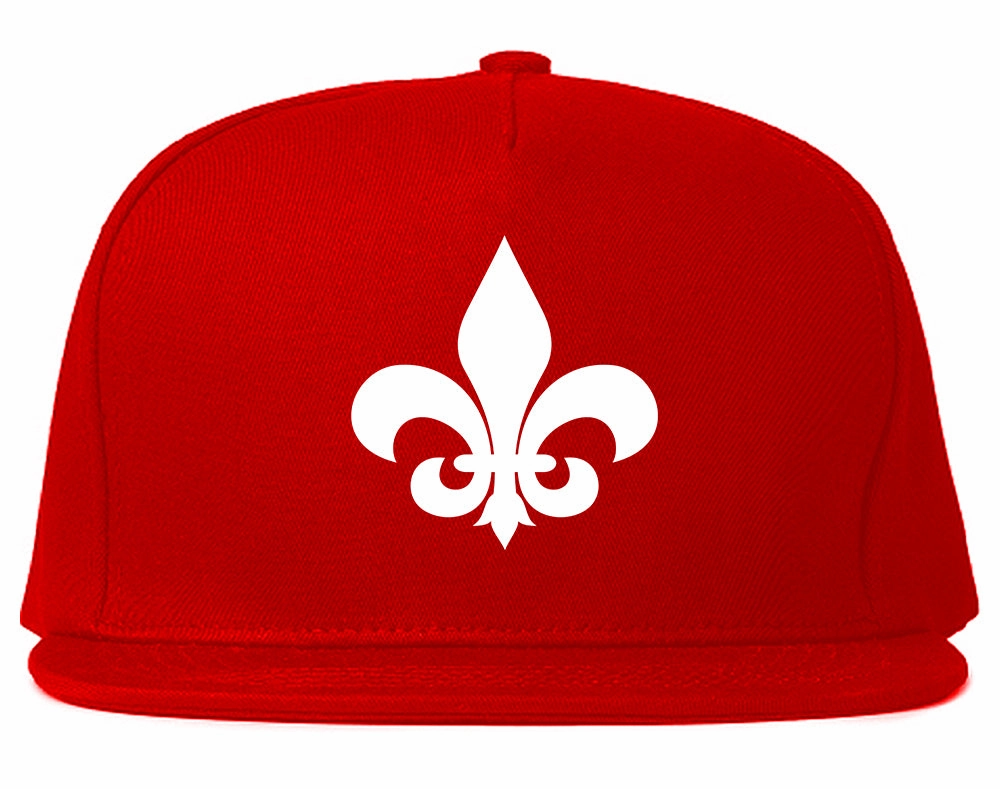Fleur De Lis Chest Mens Snapback Hat