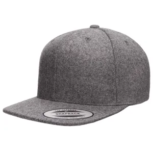 Flexfit Yupoong Classic Melton Wool Snapback Hat casual-dad-hat