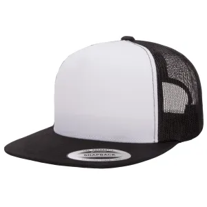 Flexfit Yupoong Classic White Front Panel Adjustable Trucker Cap casual-dad-hat
