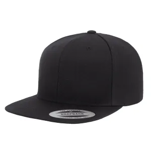 Flexfit Yupoong The Classic 6 Panel Snapback Custom Black casual-dad-hat